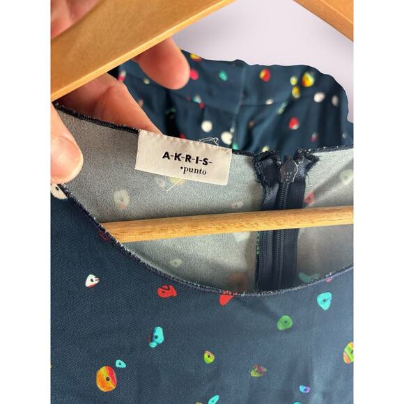 NWOT Akris Punto Boulder Print Sleeveless, silk-blend Top & Pants Set – Sz 8 - Picture 13 of 14